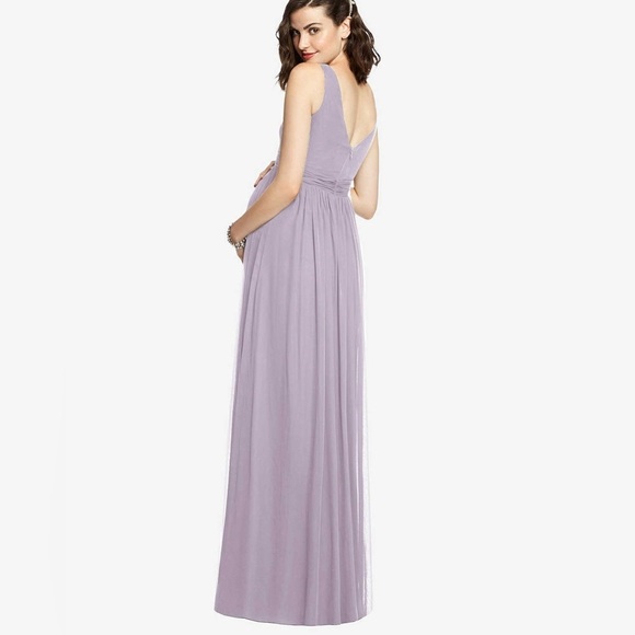 Dessy Maternity Dress Lilac Haze - Picture 3 of 4